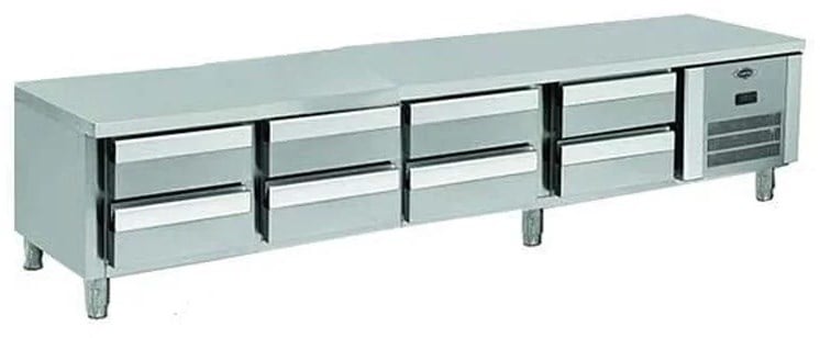 Empero Set Altı Dondurucu 8 Çekmeceli 2400x600x600 mm EMP.240.60.02-S