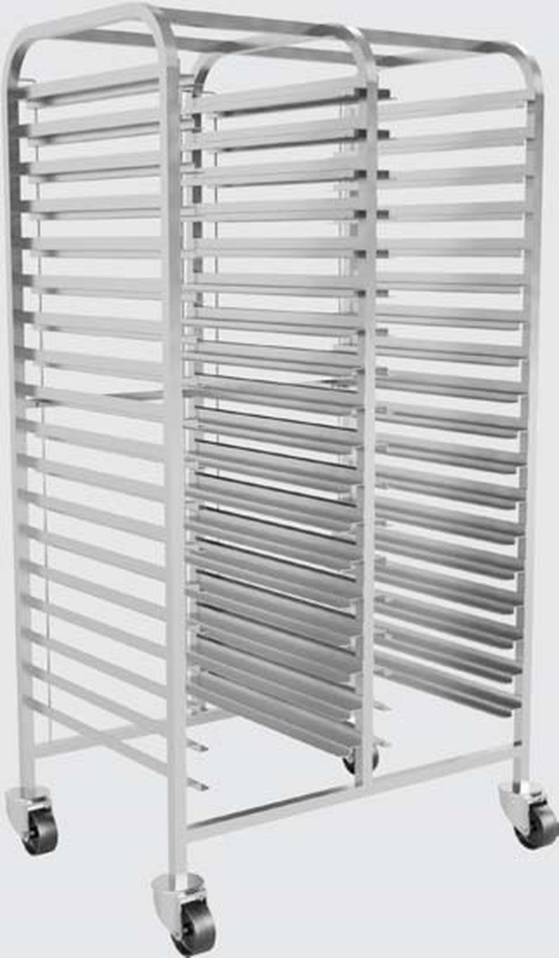 Empero Tepsi Taşıma Arabası İkili 36 tepsi/tray EMP.TT.2.4060GN-2-36