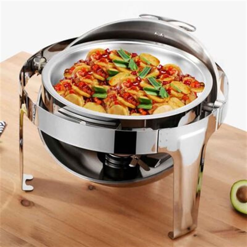 Epinox CDC-6 Chafıng Dısh Roll Top Yuvarlak, 9 Lt