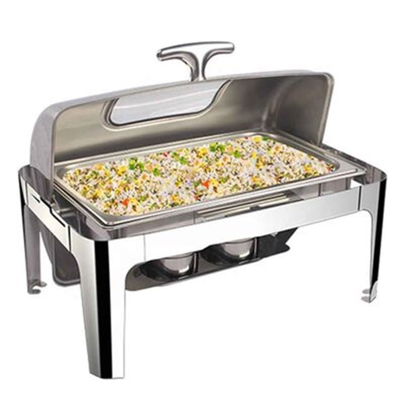 Epinox CDR-9C Chafıng Dısh Roll Camlı Top 9 Lt, Reşo Isıtıcı