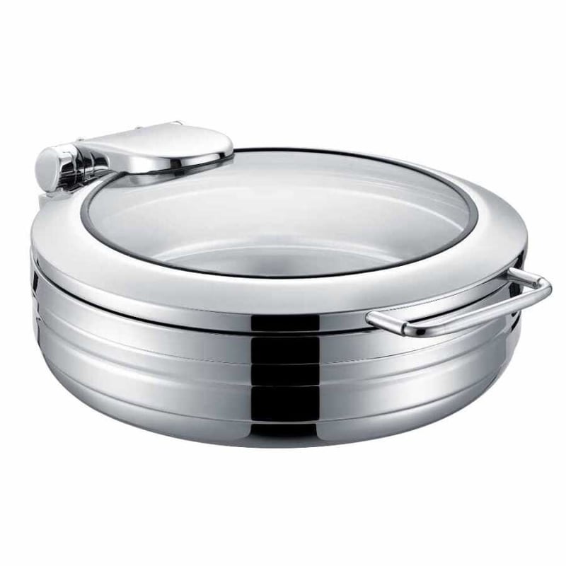 Epinox CYL-6Y Chafing Dish Lüks 2/3 Yuvarlak 6L