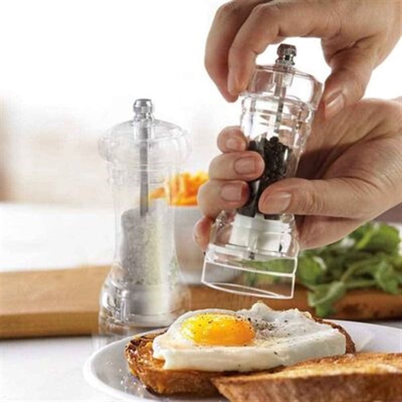 Epinox DSA-135 Akrilik Tuz/Biber Değirmeni Seramik, 13,5 Cm