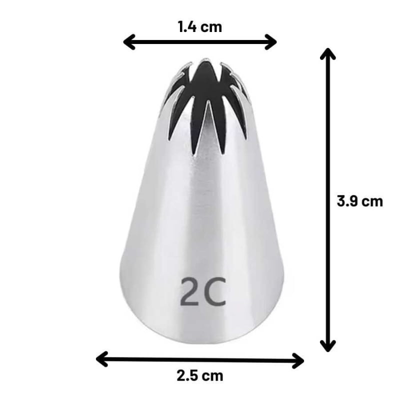 Epinox DY-2C Duy Kapalı Yıldız - 10 Diş / 25x14x39