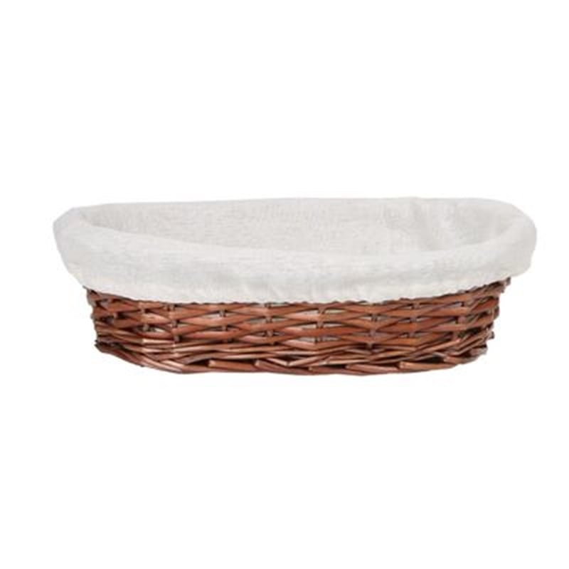 Epinox Hasır Bezli Oval Sepet 28 cm ES-2820