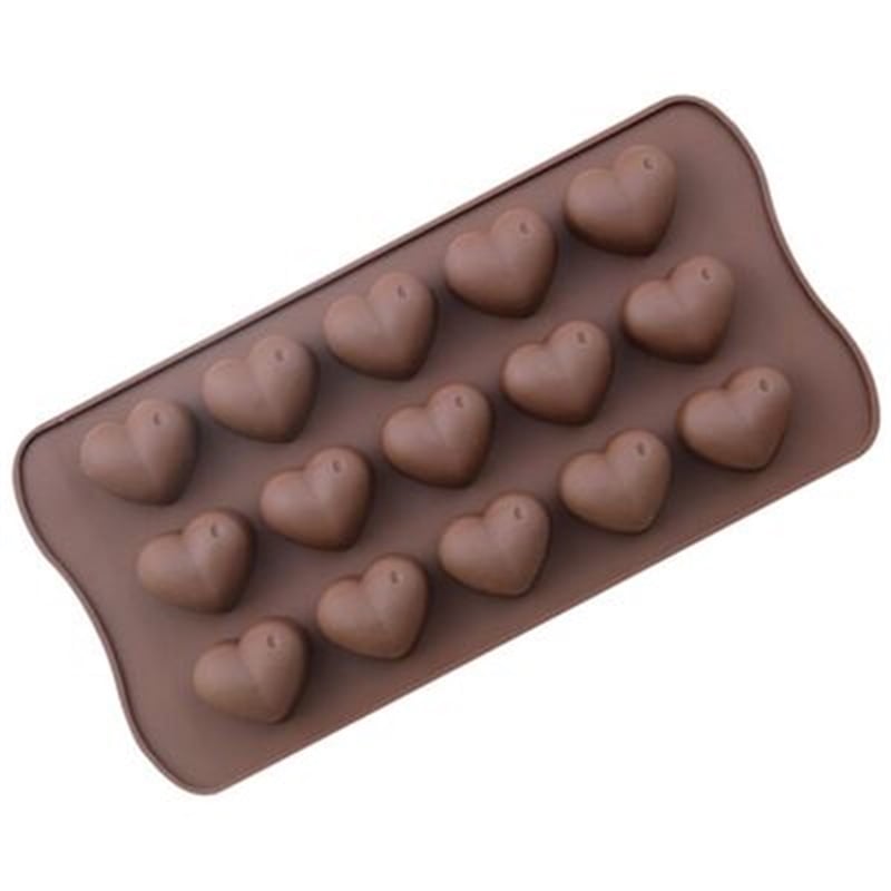 Epinox KLP-21 Silikon Çikolata Kalıbı Kalp 21,2*10,6*2 cm