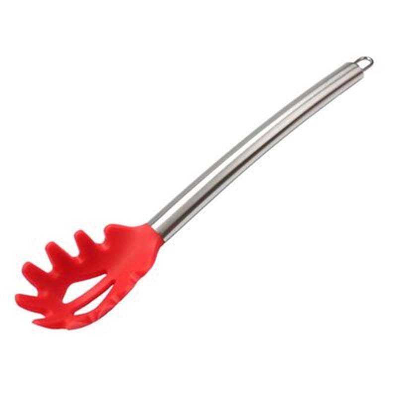 Epinox SK-1K Silikon Spagetti Kaşığı, 32 cm Kırmızı