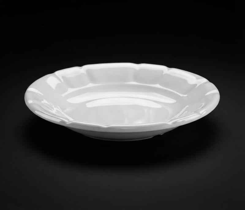 Evren Melamin 19 cm Oluklu Çukur Tabak