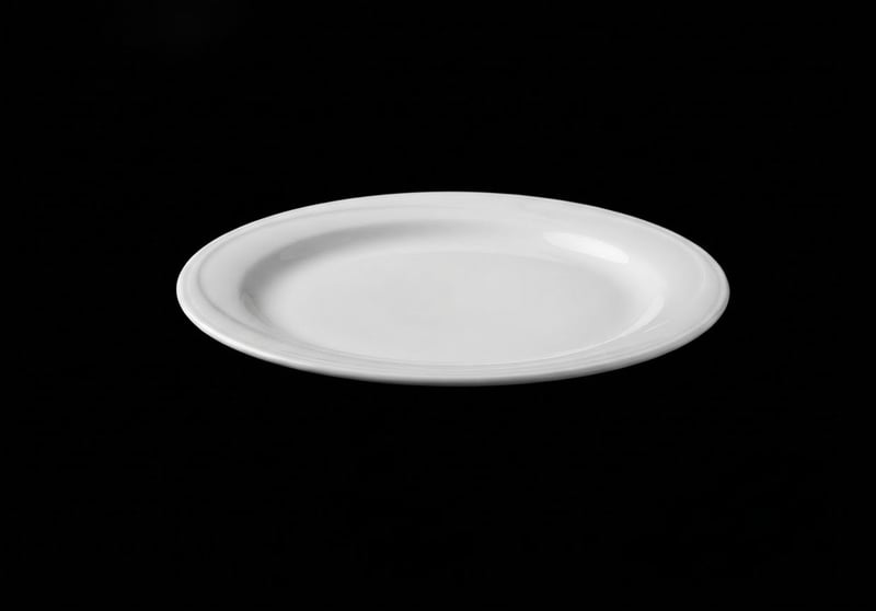 Evren Melamin 34 cm Dekorlu Kayık Tabak