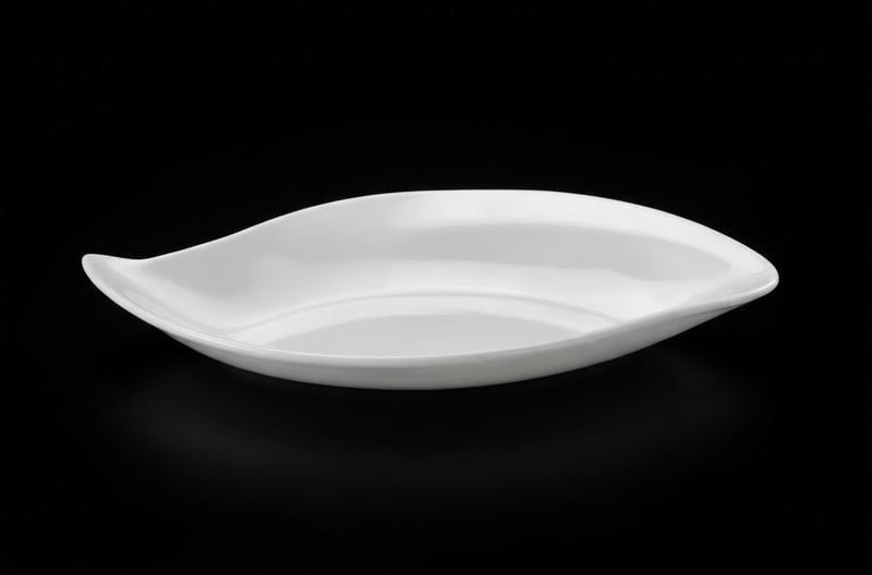 Evren Melamin Gondol Kayık Tabak, 37*20 cm