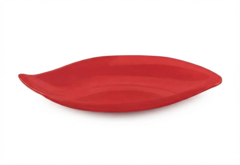 Evren Melamin Gondol Kayık Tabak Renkli, 37*20 cm