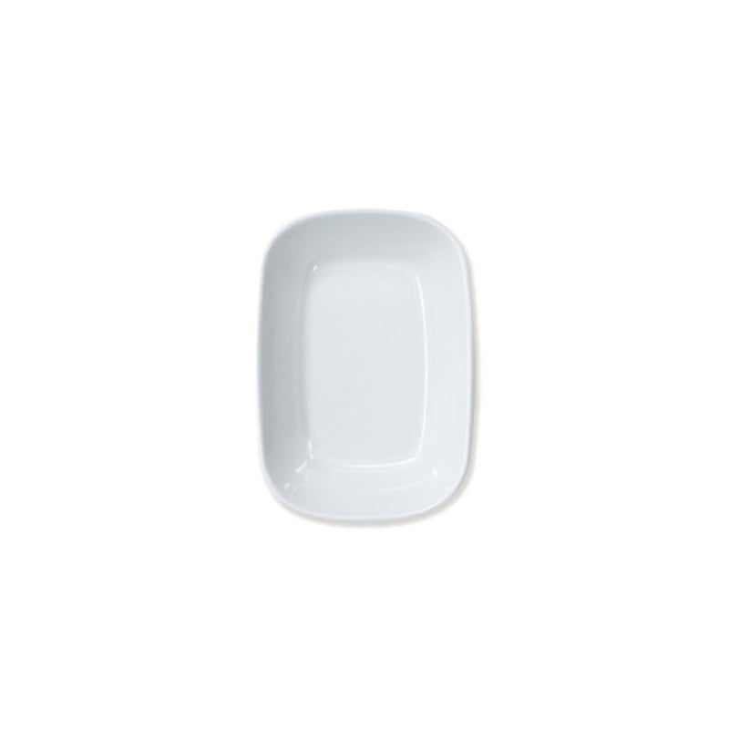 Evren Melamin Kare Kayık Tabak, 12*8,5 cm