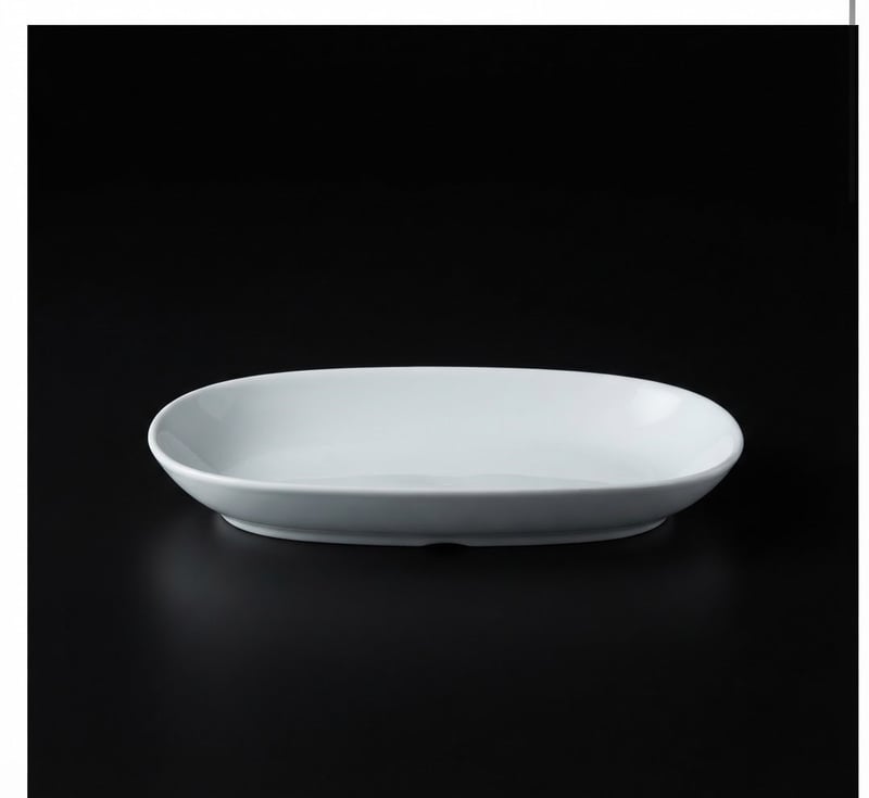 Evren Melamin Oval Kayık Tabak, 24,7*14 cm