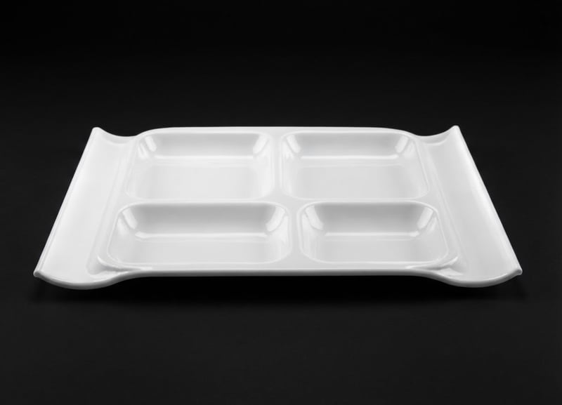 Evren Melamin Yeni Tabldot Tabağı, 41*28,5 cm