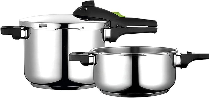 Fagor Rapid Ekspress Düdüklü Tencere, 4+6 Litre, 2'li Set, Cam Kapaklı