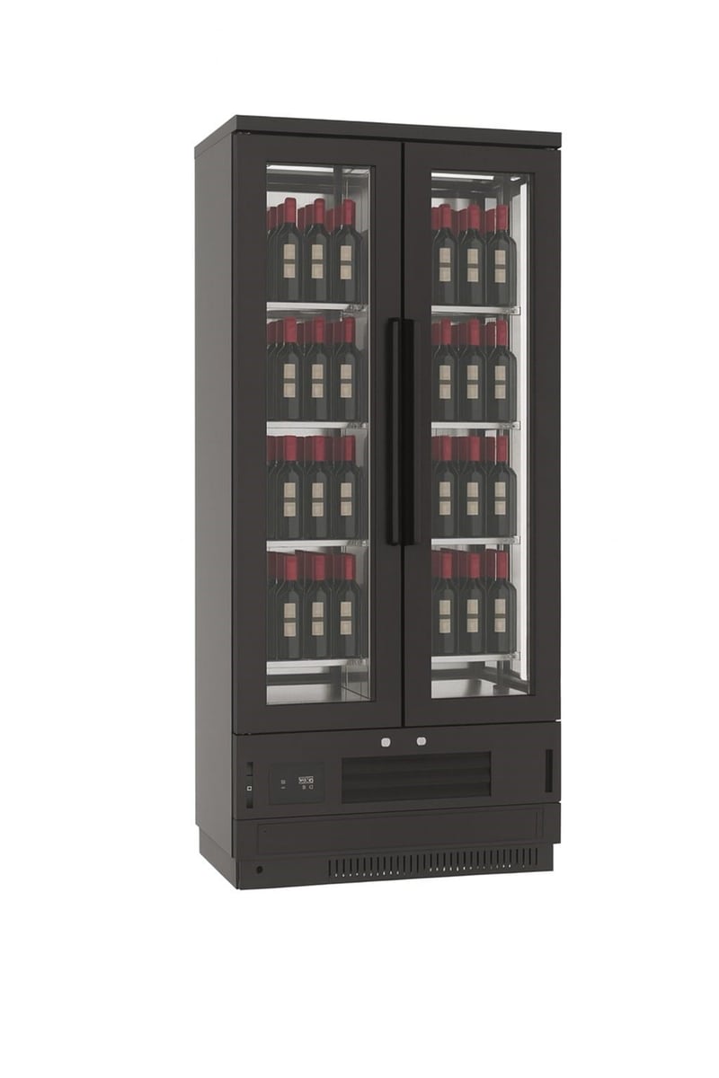 Frenox 100x62x206 cm. 128 Şişe Kapasiteli Arkası Camlı Şarap Buzdolabı WN10-SY-SB-R290