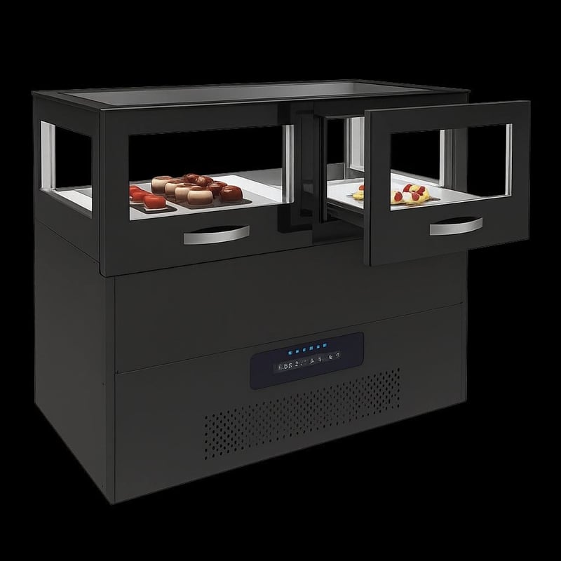 Frenox  130x70x110 cm.Pasta Vitrin Buzdolabı JB130-SY-T