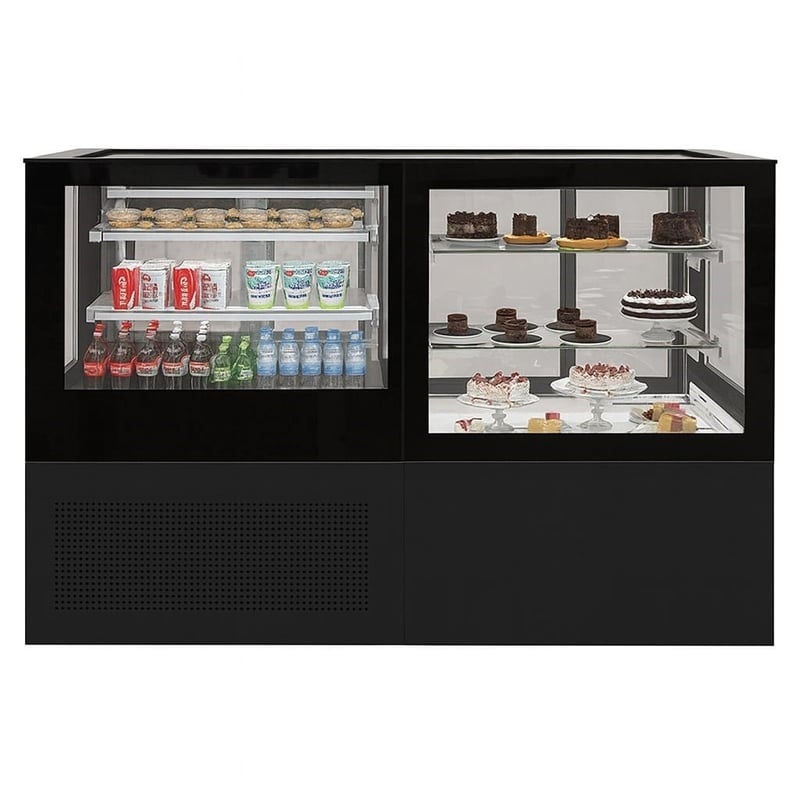 Frenox  190x78x130 cm. 700 lt. Önü Açık Soğuk Teşhir Dolabı VTN190-OP-SY