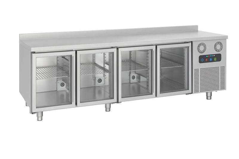 Frenox 4 Cam Kapılı Tezgah Tipi Buzdolabı  CGN4-G-EF-R290