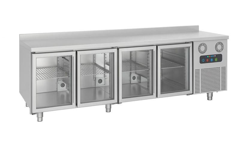 Frenox 4 Cam Kapılı Tezgah Tipi Buzdolabı CSN4-G-R290