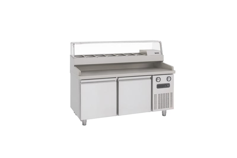 Frenox 40x60 Tepsi Kapasiteli 380 lt.  Pizza Hazırlık Dolabı PZT 155-R290