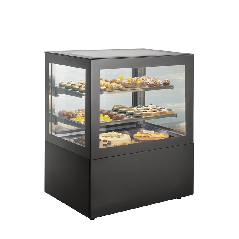 Frenox  80x78x130 cm. 300 lt. Soğuk,Pasta Teşhir Dolabı VTN80-SY