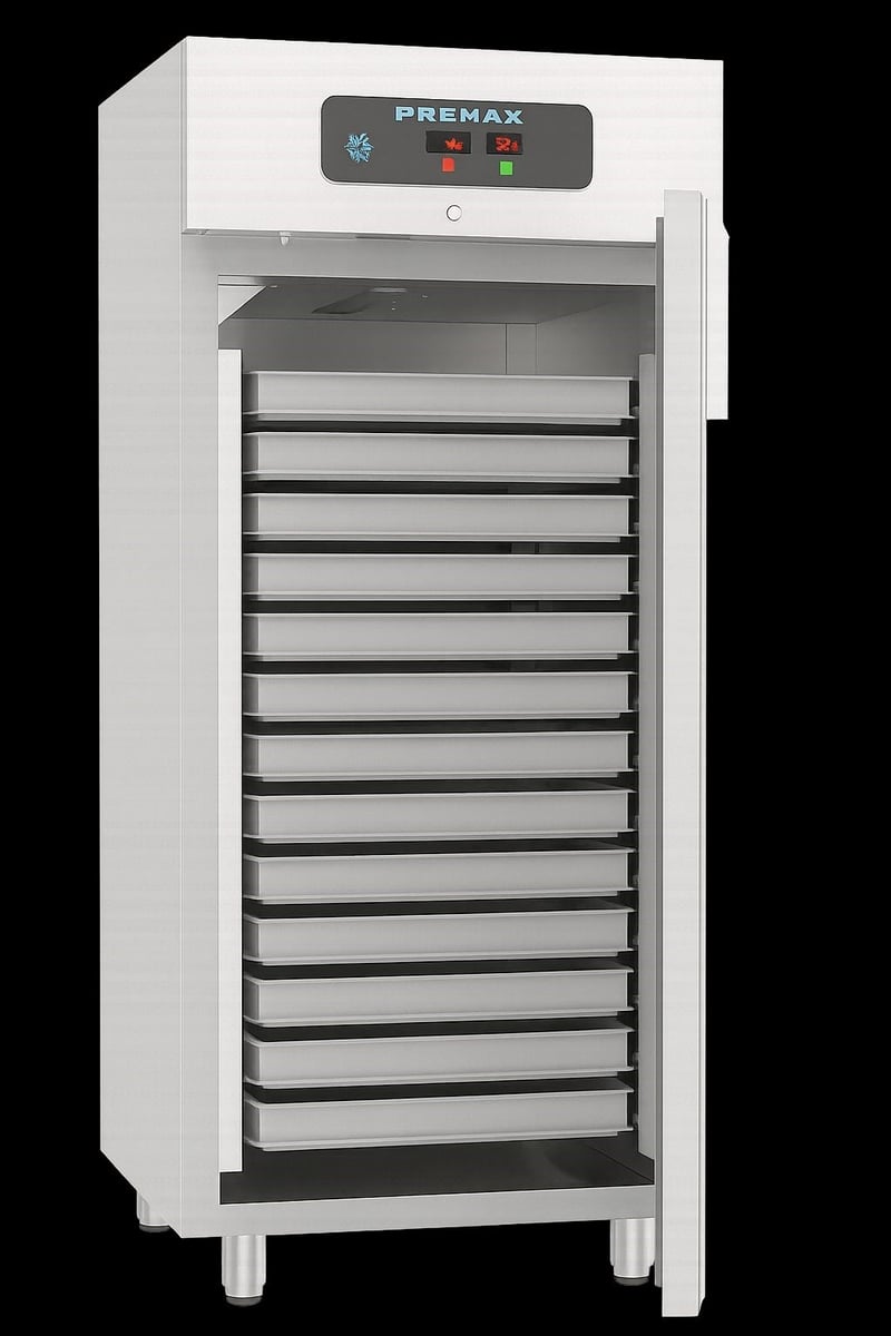 Frenox 82x92x208 cm. 56 Adet 40x60 Tepsi Kapasiteli Dik Tip Derin Dondurucu BL8-P-R290