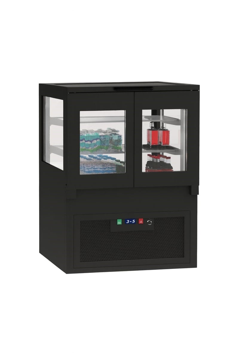 Frenox 90x78x130 cm. 300 lt. Önü Açık Soğuk Teşhir Dolabı VTN90-OP-SY