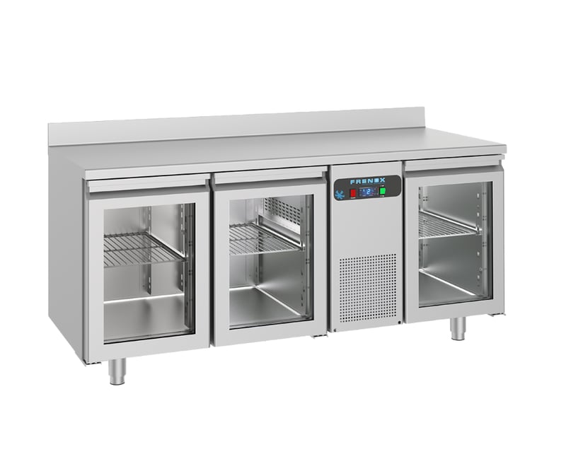 Frenox Mono Blok 178,5x70x85 3 Cam Kapılı Tezgah Tipi Buzdolabı CGN3-M-G-R290