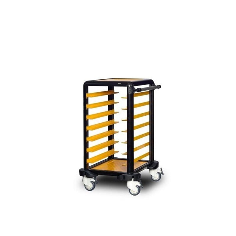 Gastrolley 75 Tekli Gastronom Küvet Taşıma Arabası, Etrafı Açık, 53x71x99 cm