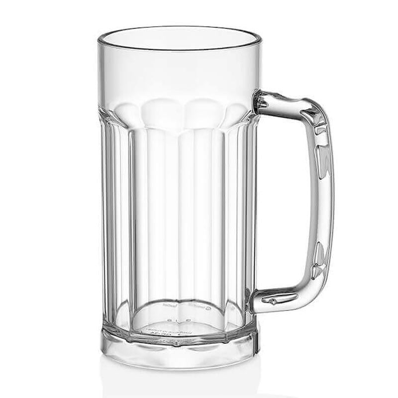 GastroPlast GC-34 Kulplu Bira Bardağı, 580 ml