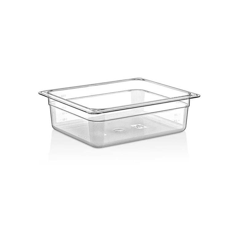 GastroPlast GN 1/2-100 mm Gastronom Küvet, Polikarbon