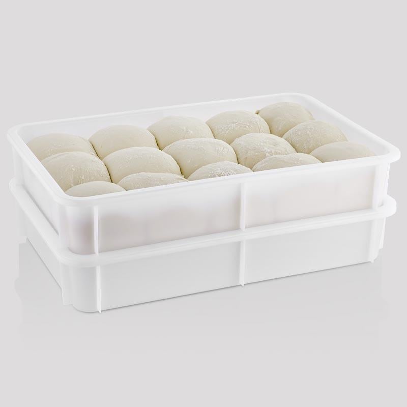 GastroPlast GPH-100/2 Polipropilen Pizza Hamur Teknesi, 400x300x100 mm