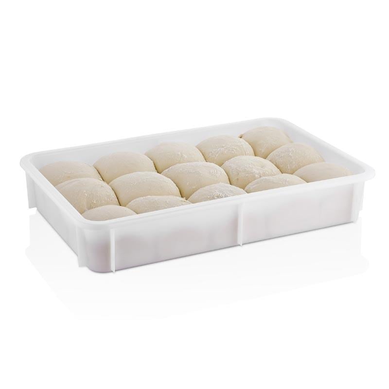 GastroPlast GPH-100/2 Polipropilen Pizza Hamur Teknesi, 400x300x100 mm