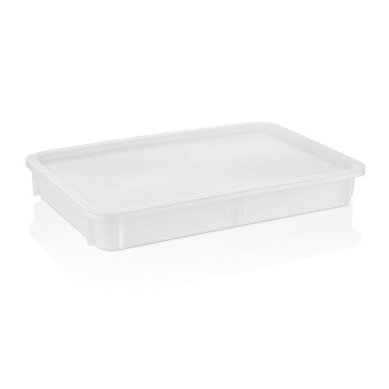 GastroPlast GPH-100/2 Polipropilen Pizza Hamur Teknesi, 400x300x100 mm