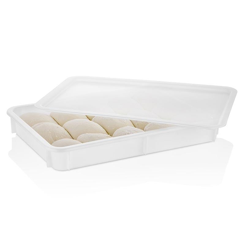 GastroPlast GPH-100/2 Polipropilen Pizza Hamur Teknesi, 400x300x100 mm