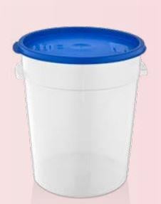 GastroPlast GRPP-22 Polipropilen Yuvarlak Saklama Kabı, 20,82 L