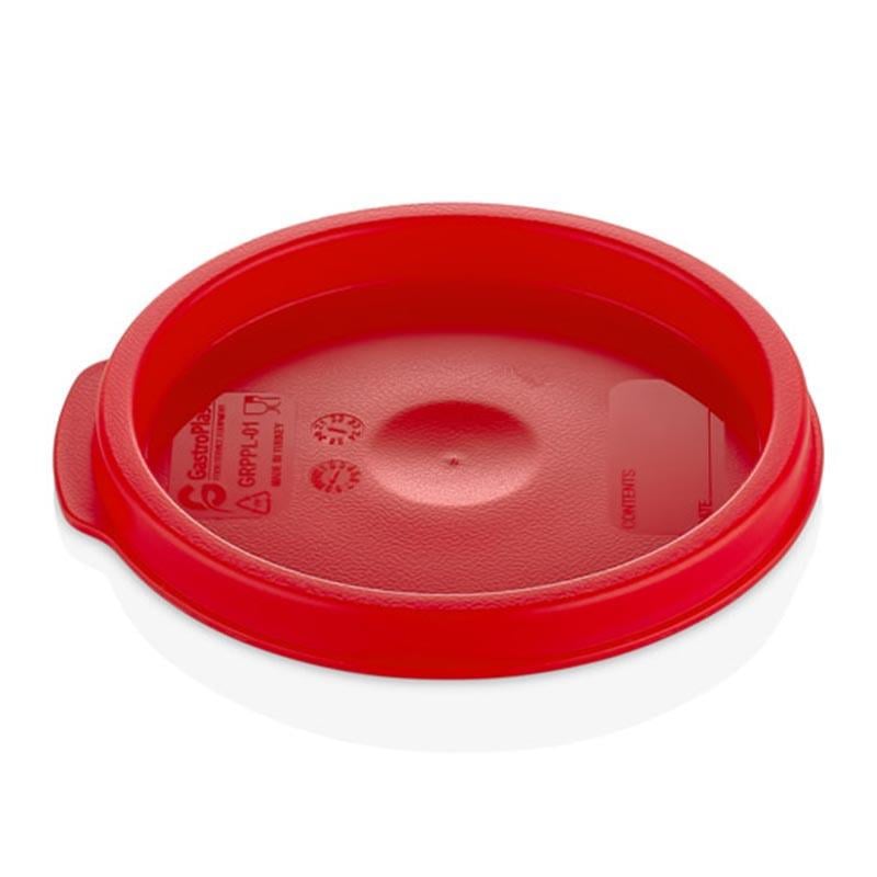 GastroPlast GRPPL-6 Yuvarlak Saklama Kabı Kapağı, GRPP-6/8 Uyumlu