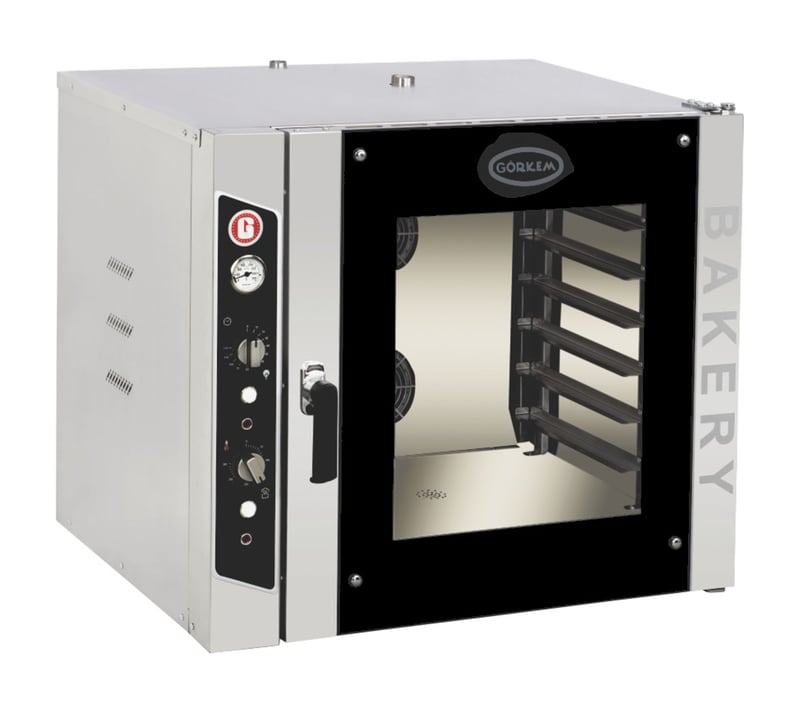 Görkem 6 Tepsili Patisserie Fırın Manuel Elektrikli 40*60 