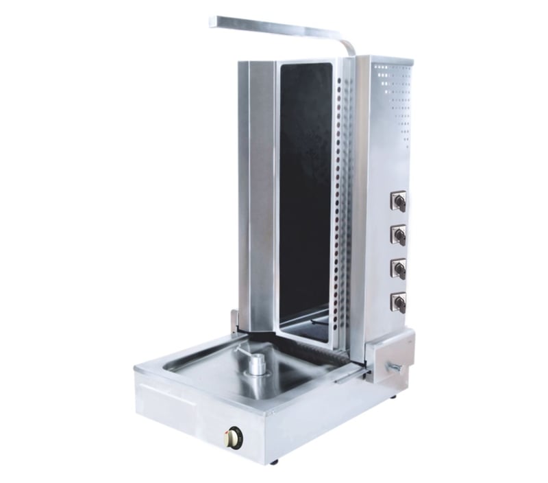 Görkem Döner Ocağı 5'li Alttan Motorlu Elektrikli 56x66x134 cm