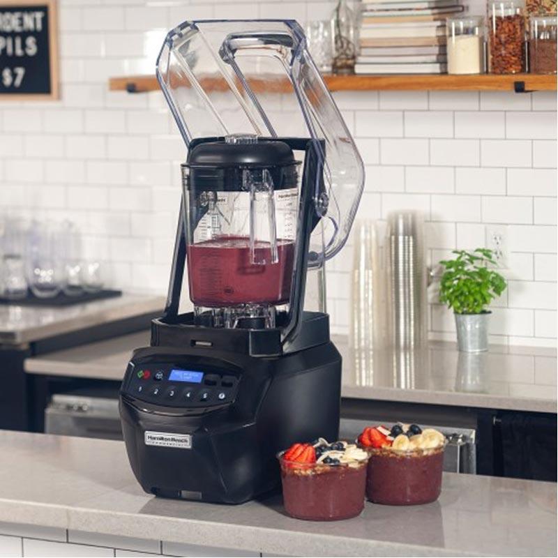 Hamilton Beach HBH855 Serisi Ses İzalasyonlu Yüksek Performanslı Blender, 1.4 L, 730 W, Siyah
