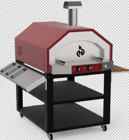 Himaksan 2 Pizza Kubbeli Pizza Fırını Doğalgazlı/Tüplü Ce Belgeli 85*78*179
