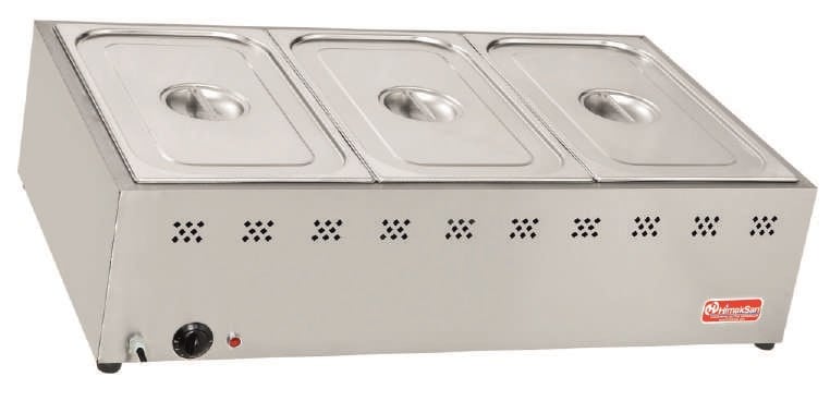 Himaksan 3 GN 1/2 Set Üstü Benmari Elektrikli 84*37*25
