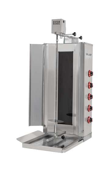 Himaksan 5 Radyanlı Camlı Üstten Motorlu Döner Ocağı Elektrikli 53*73*120