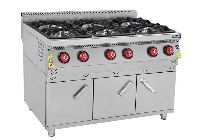 Himaksan 6 Lı Dolaplı Ocak Doğalgazlı/Tüplü Ce Belgeli 120*70*85