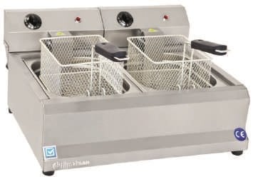 Himaksan 8+8 Litre Ekonomik Büfe Tipi Fritöz Elektrikli 72*52*20