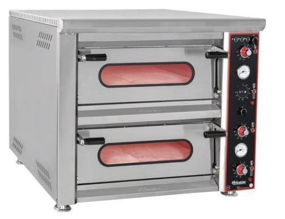 Himaksan Çift Katlı Pizza Fırını Elektrikli, 62*62 cm