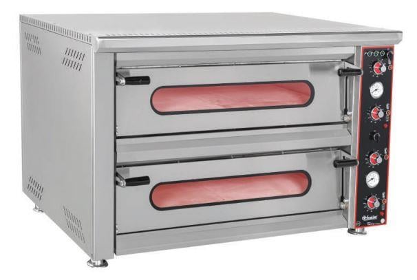 Himaksan Çift Katlı Pizza Fırını Elektrikli, 92*62 cm