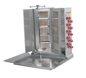 Himaksan Manuel Döner Ocağı, Gazlı, 4+4 Radyanlı