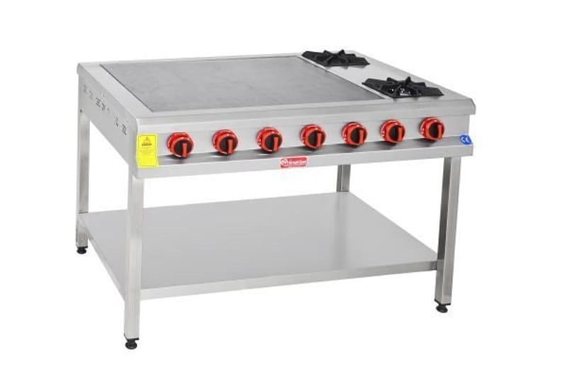 Himaksan Taban Raflı Bazlama Ocağı Gazlı Ce Belgeli 120*80*85 cm