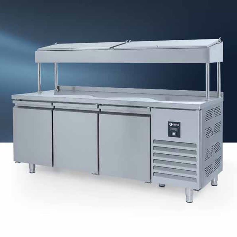 İceinox PTS-H 515 CR Make Up Buzdolabı Üç Kapılı, Yüksek